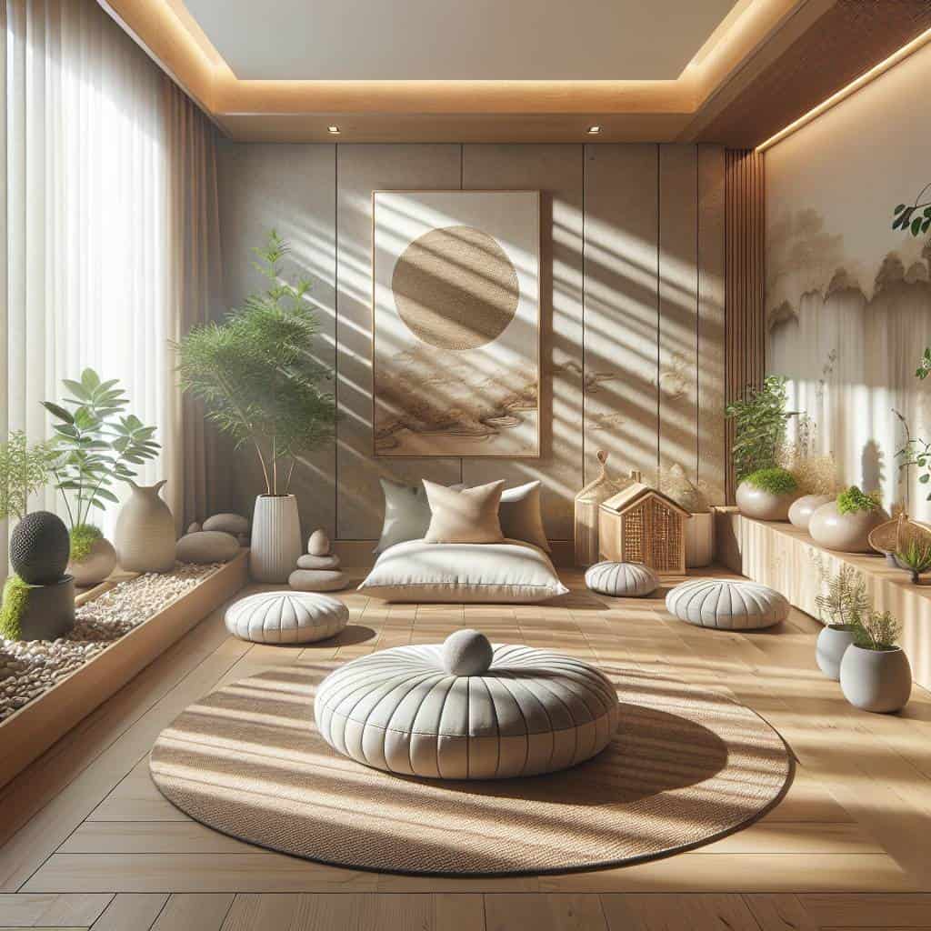 The Great Cushion Conundrum: Serene Meditation Space