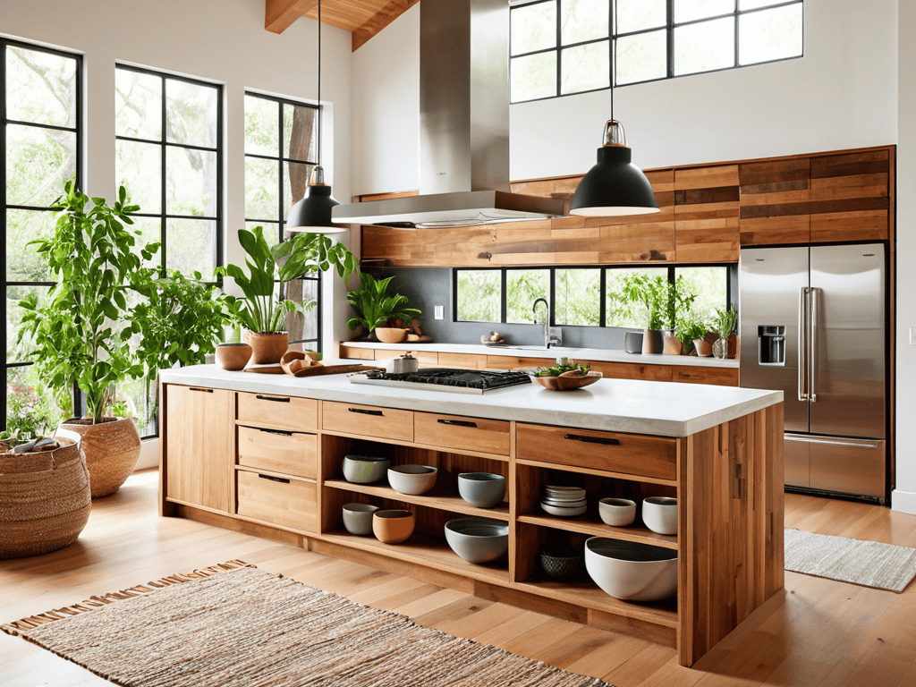 Designing Serene Eco Kitchens