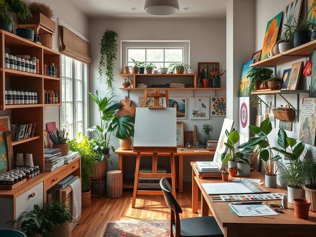 art studio layout