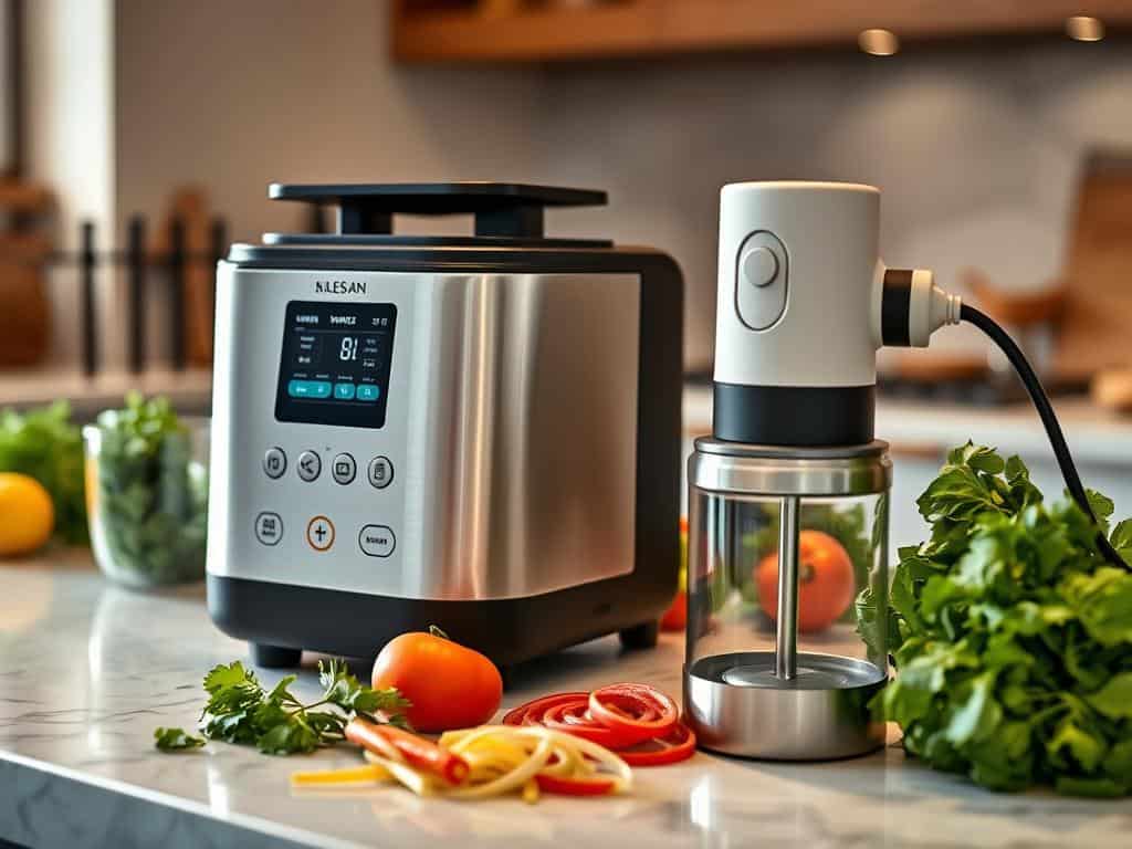 sous vide machine and automated stirrer