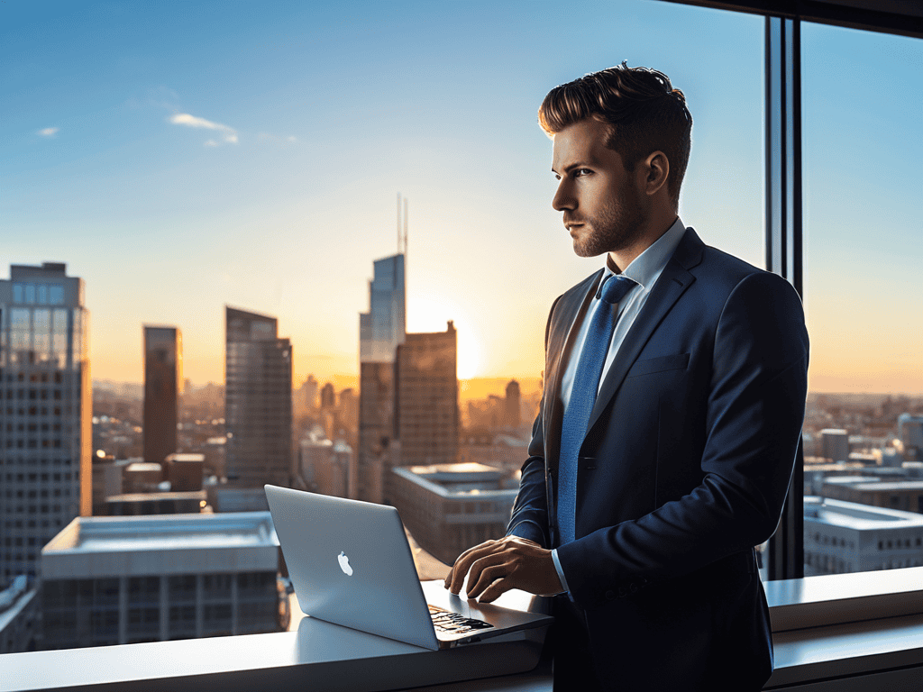 Skyrocket Your Career Growth concept