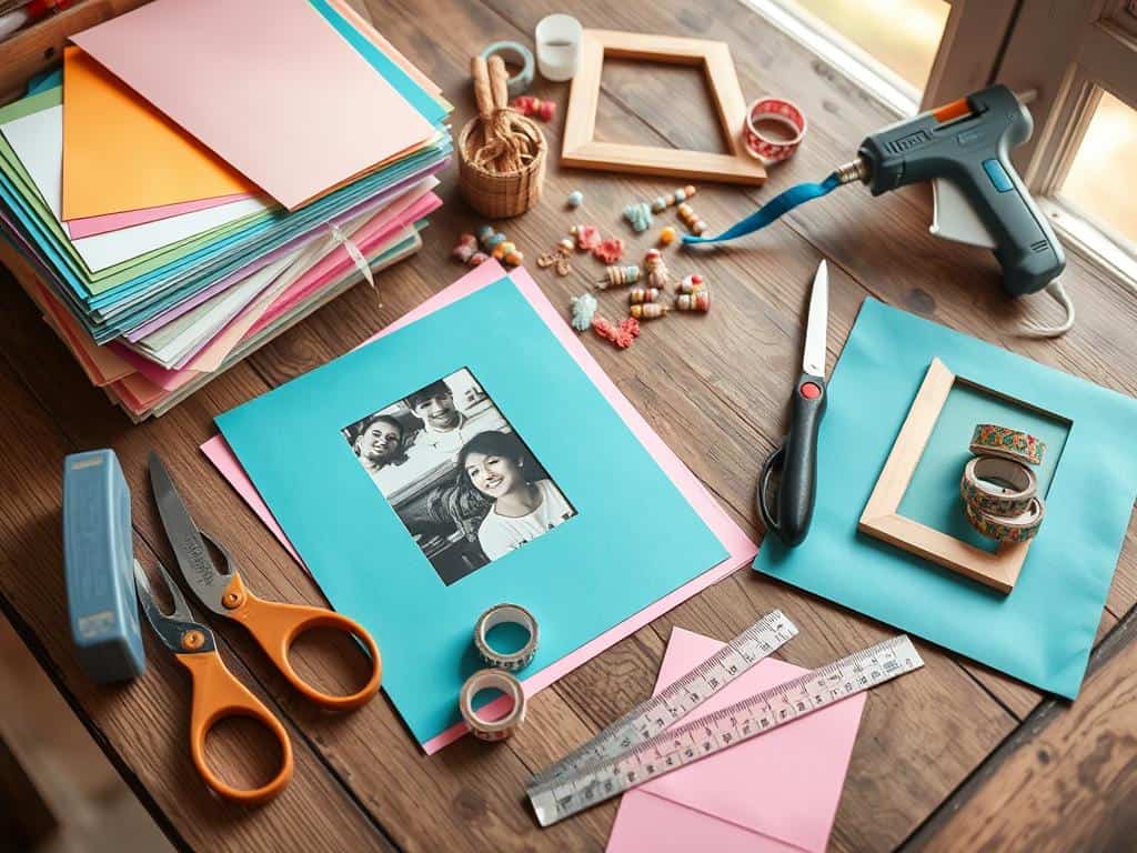 crafting essentials for DIY photo frames