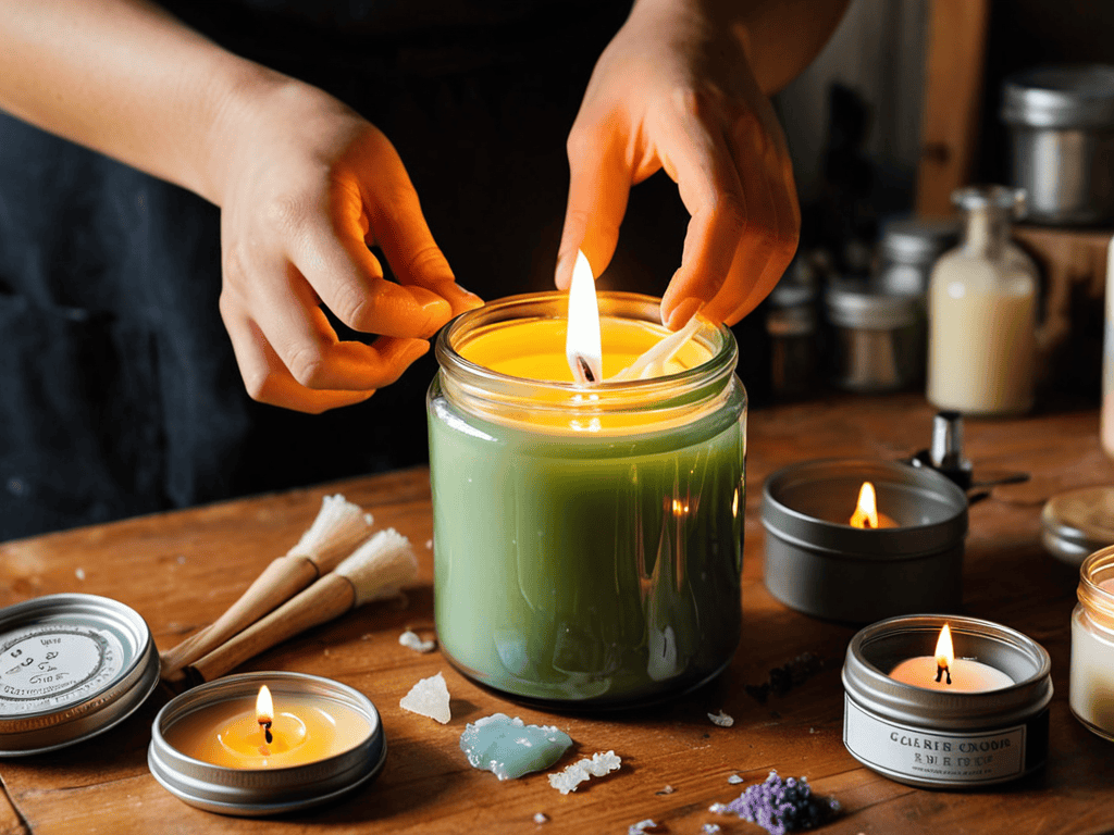 Refilling Candle Jars with new wax