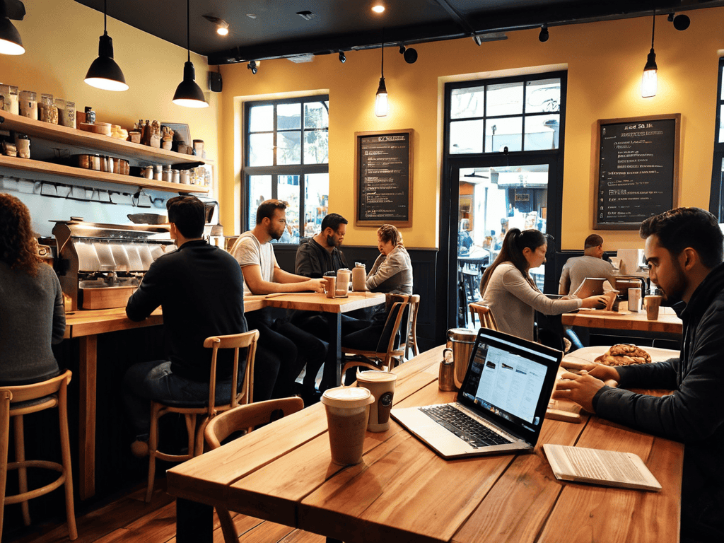 Laptop Squatters: the Etiquette of Working From Cafes Without Being Rude