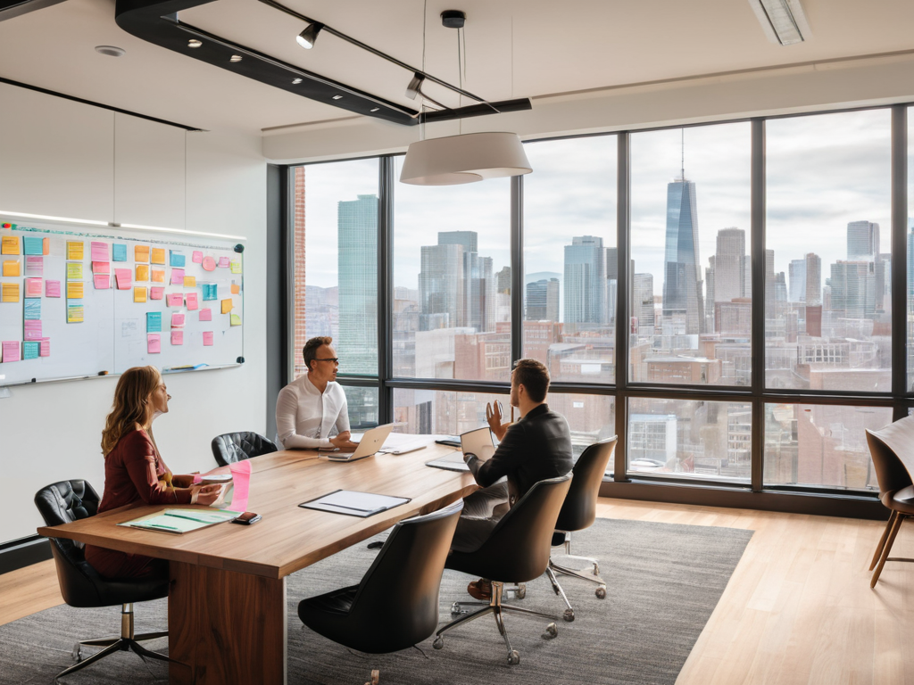 Virtual Tech Leadership concept