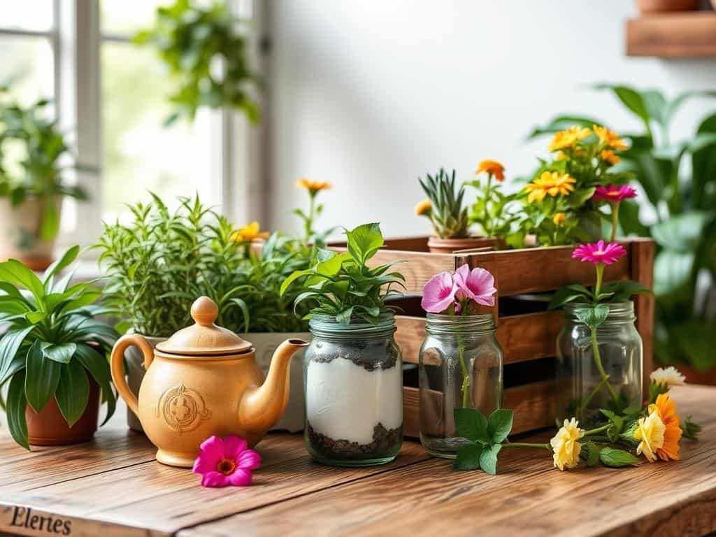 Turn Everyday Items into Stunning DIY Planters