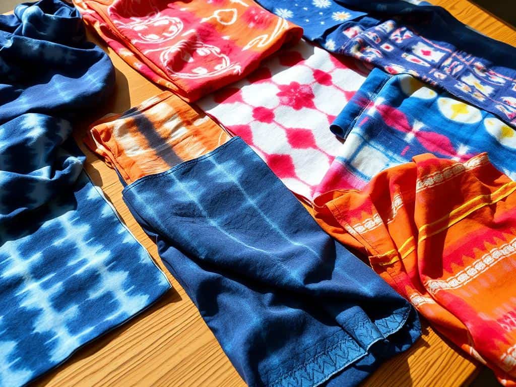 Shibori tie-dye techniques