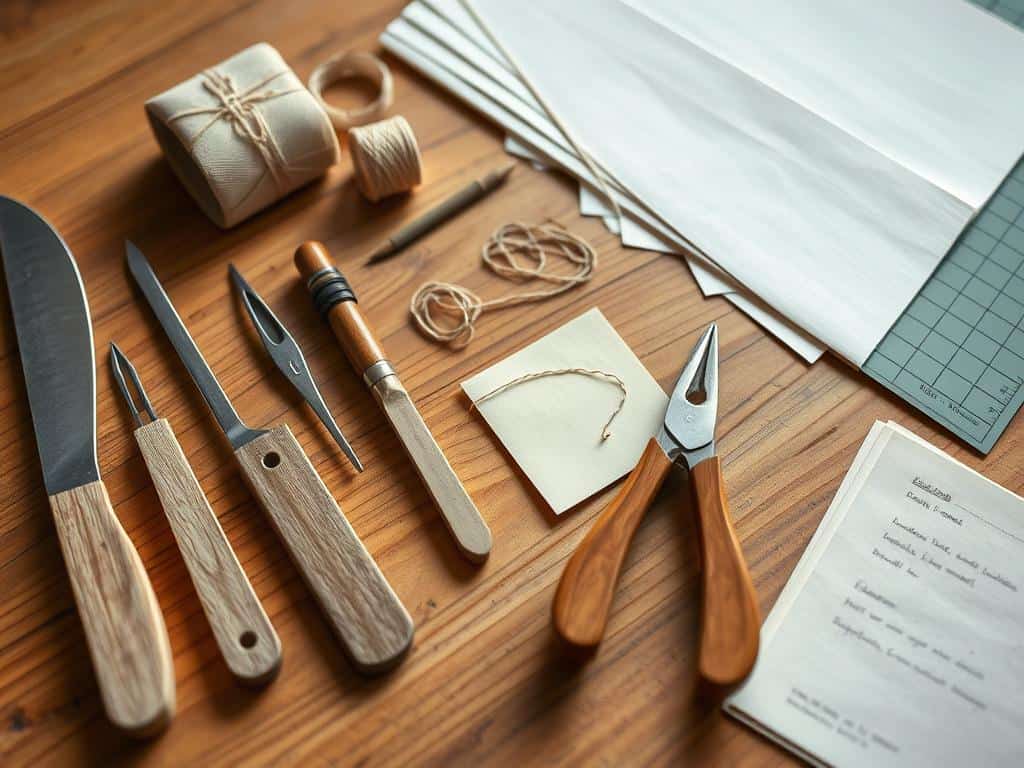 beginner bookbinding tools