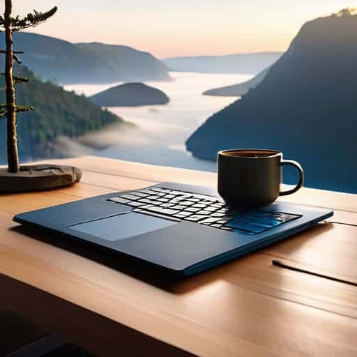 Friluftsliv for remote workers in nature.