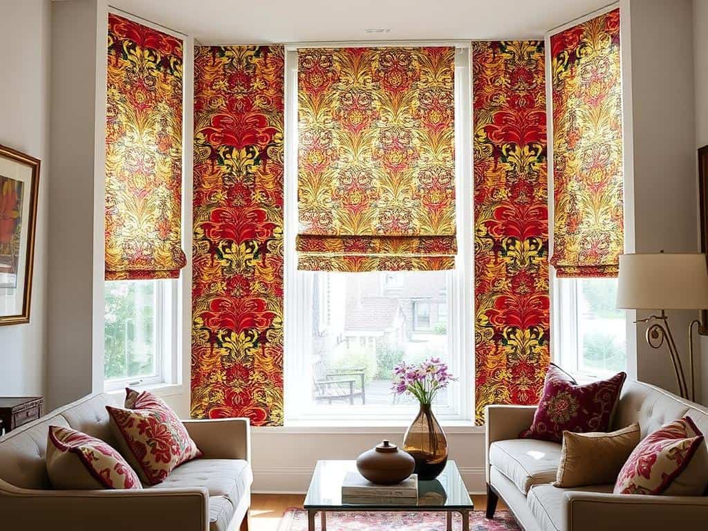 patterned window treatments