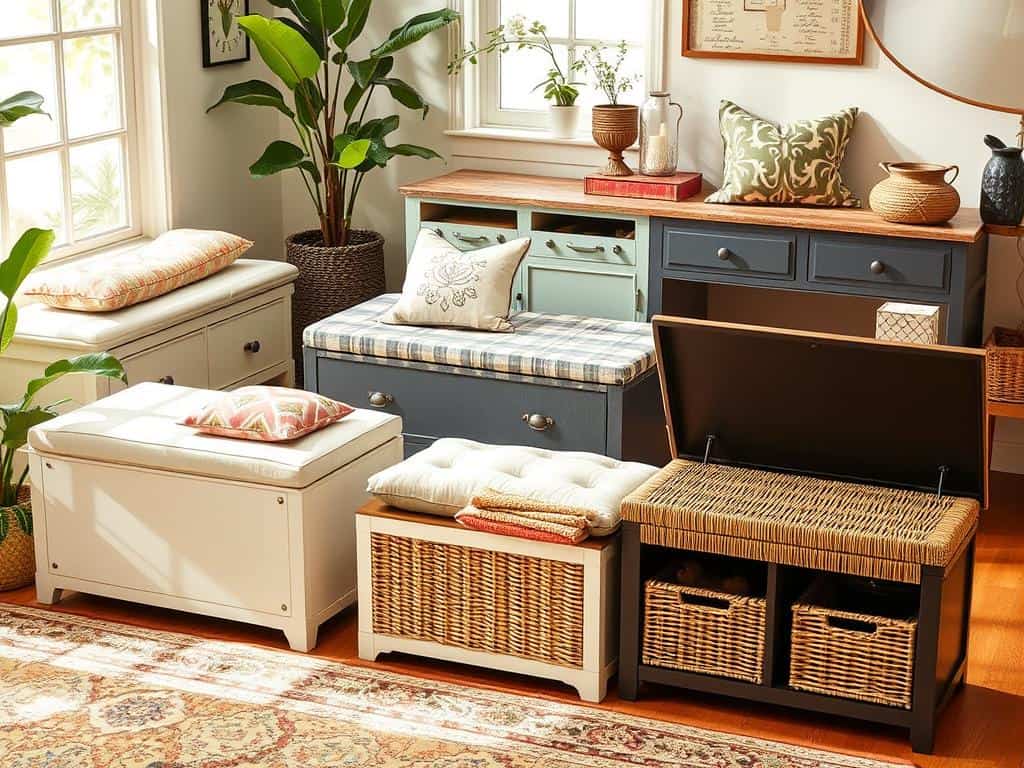 personalizing storage benches