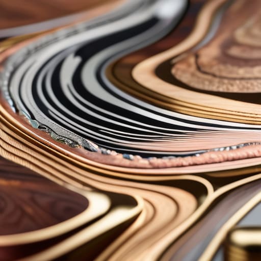 Layered Precious Metals: Mokume-gane Diffusion Bonding