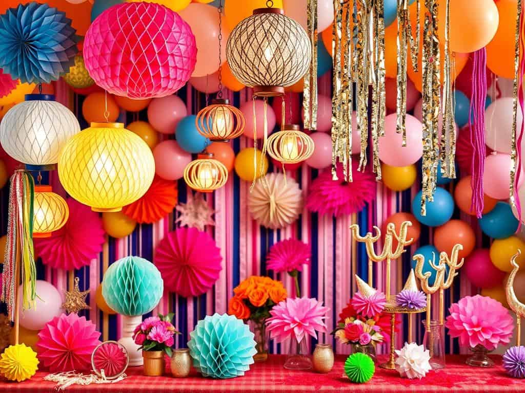 DIY party decorations for festive crafts