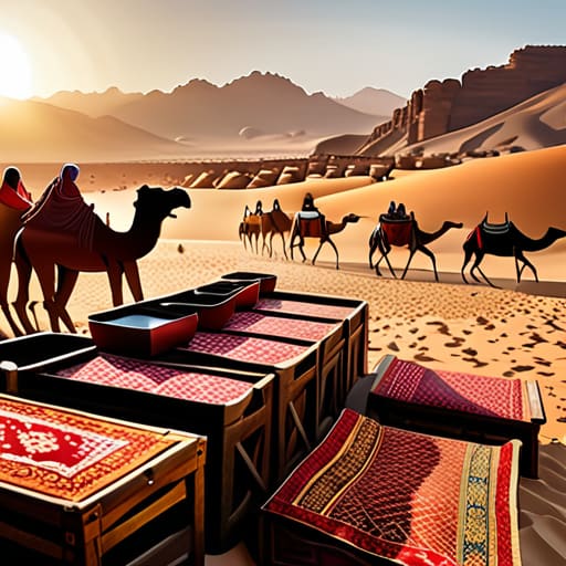 History of the silk road trade routes.
